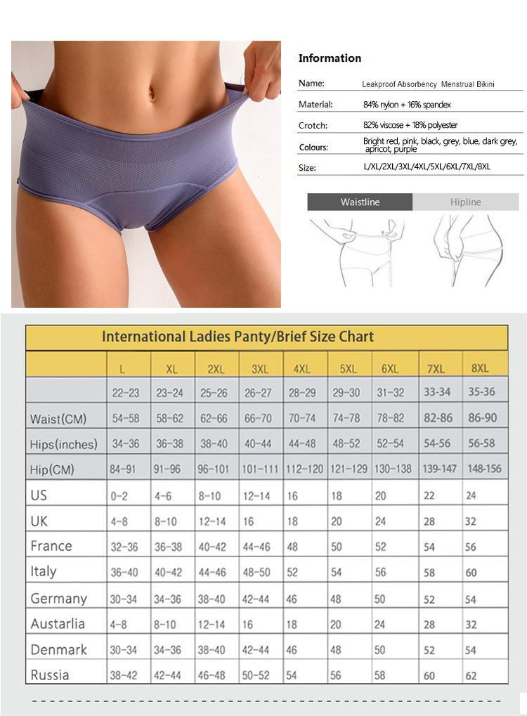 Last Day Buy 3 Get 5 – Leak Proof Protective Panties