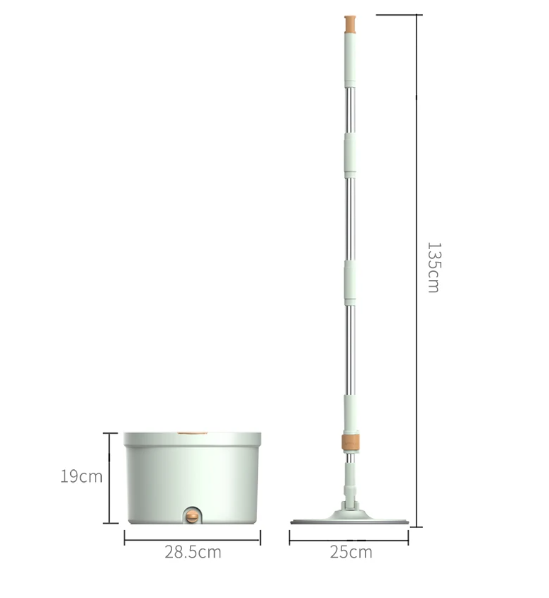 		Hands-free Water Separation Effortless Cleaning Electrostatic Mop	