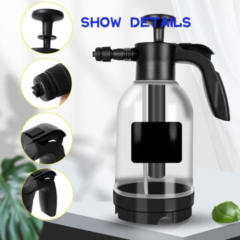 Portable Hand Pump Bubble Blast Water Foam Sprayer	