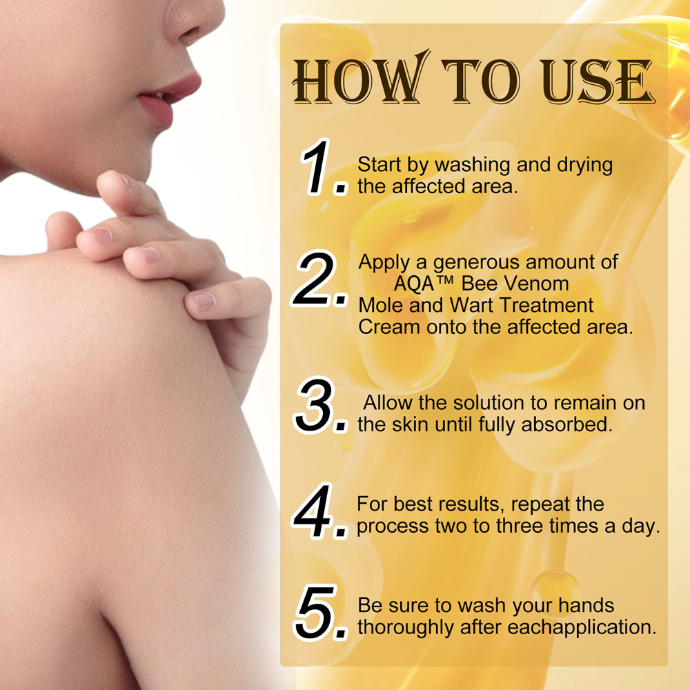 Bee Venom Mole And Wart Treatment Cream