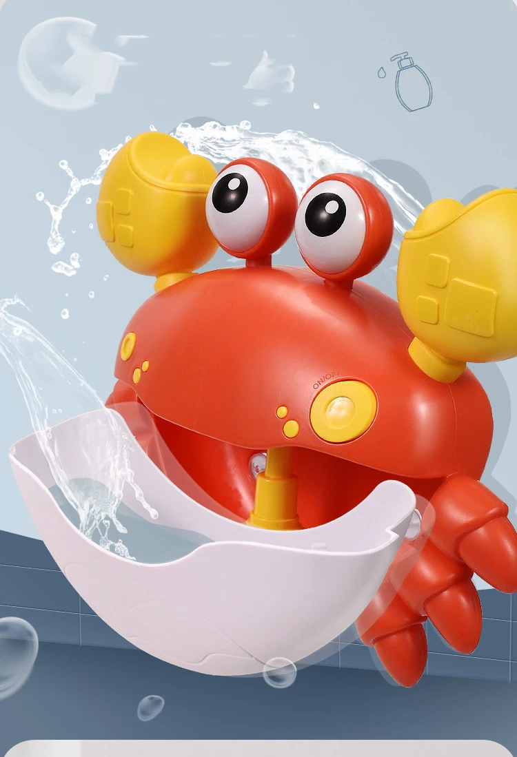 Bubblecrab- Bubble Machine Bath Toy
