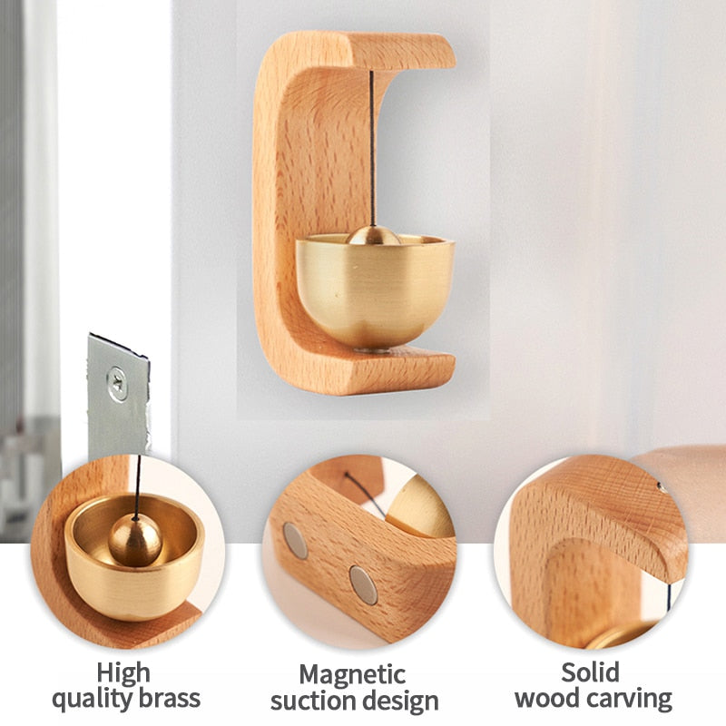 Forest Song Creative Wooden Door Bell	