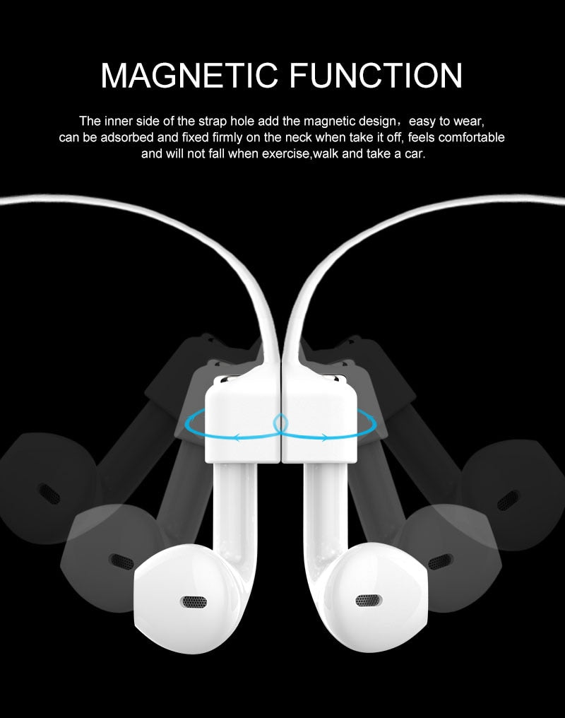 Anti-lost Magnetic Cord Earphone Holder	