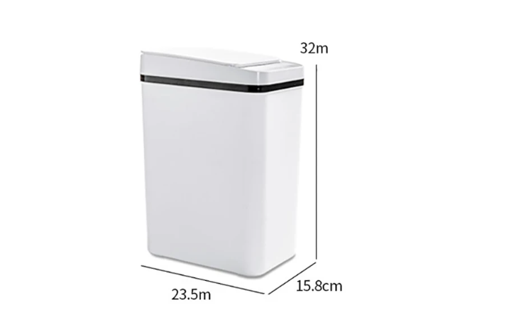 		Waterproof Smart Wave Sensor Automatic Trash Can	