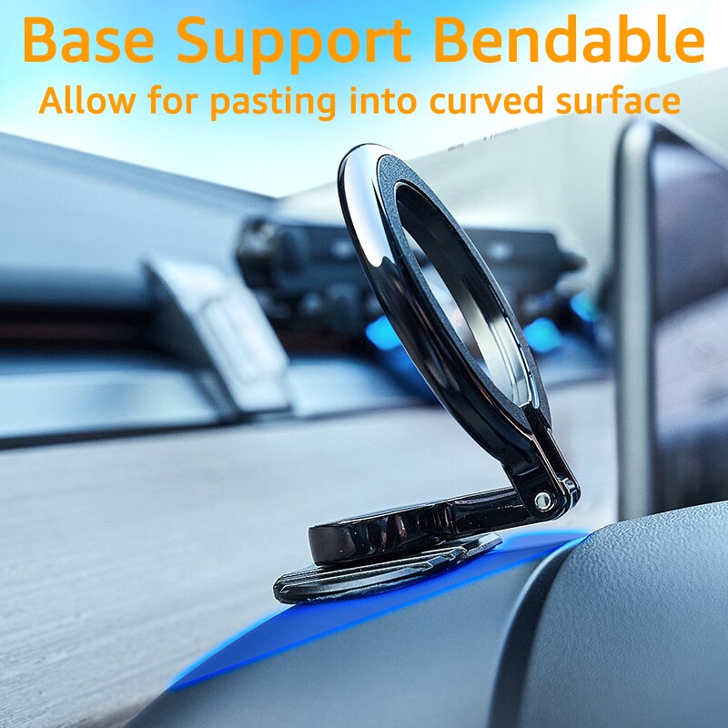 Metal Magnetic Secure Drive Car Phone Holder	