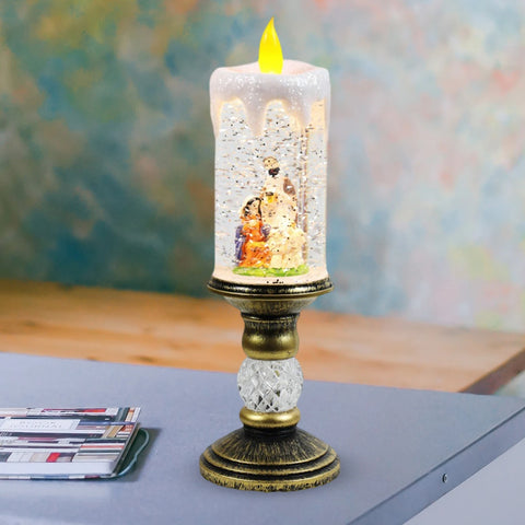 		Crystal Echo Christmas Water Candle	