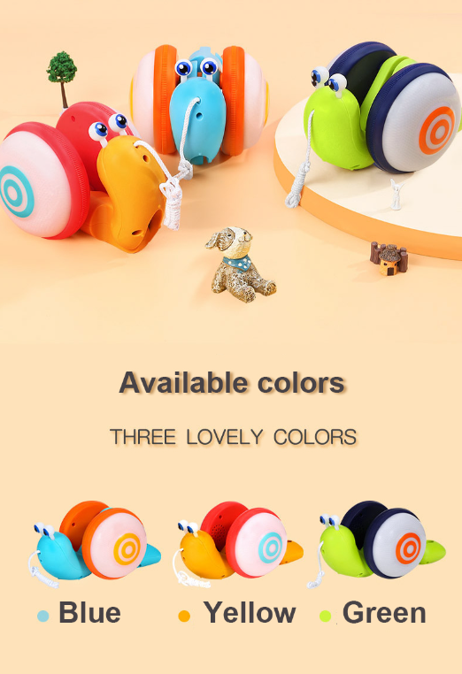 Interactive Early Learning Kids Snail Toy