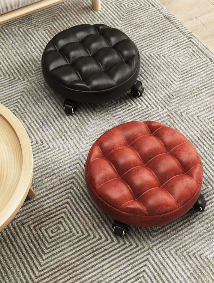 		Elegant Creative Aluminum Alloy Lazy Home Low Stool	