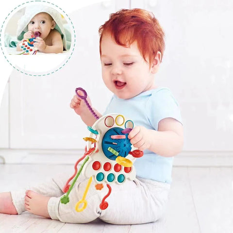 Montessori Ufo Silicone Pulling Toy