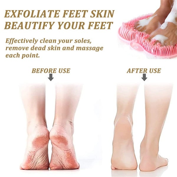 Shower-foot & Back-scrubber Massage Pad