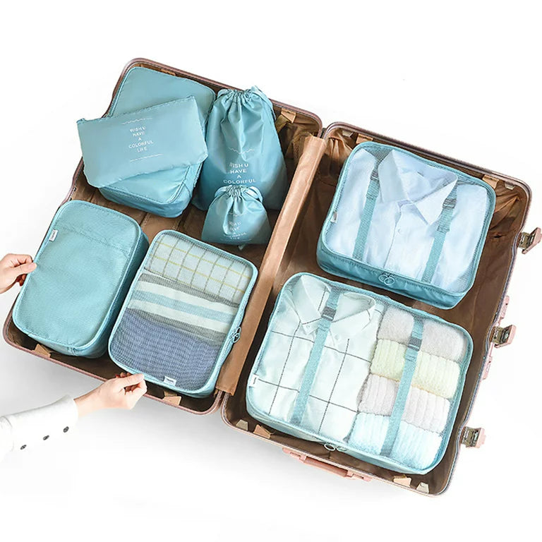 Expandable & Compression Packing Cubes – 6x Pcs
