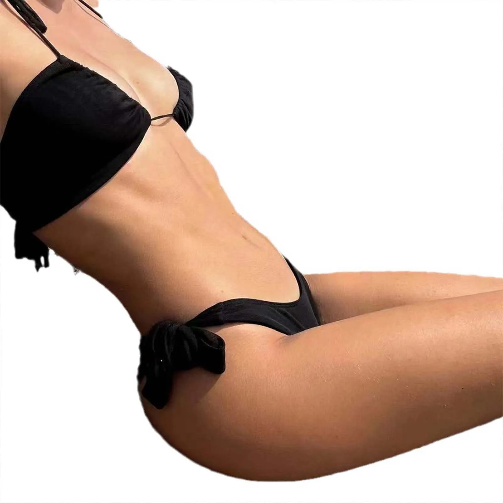 Tan-through Bikini Set Beach Style 2024