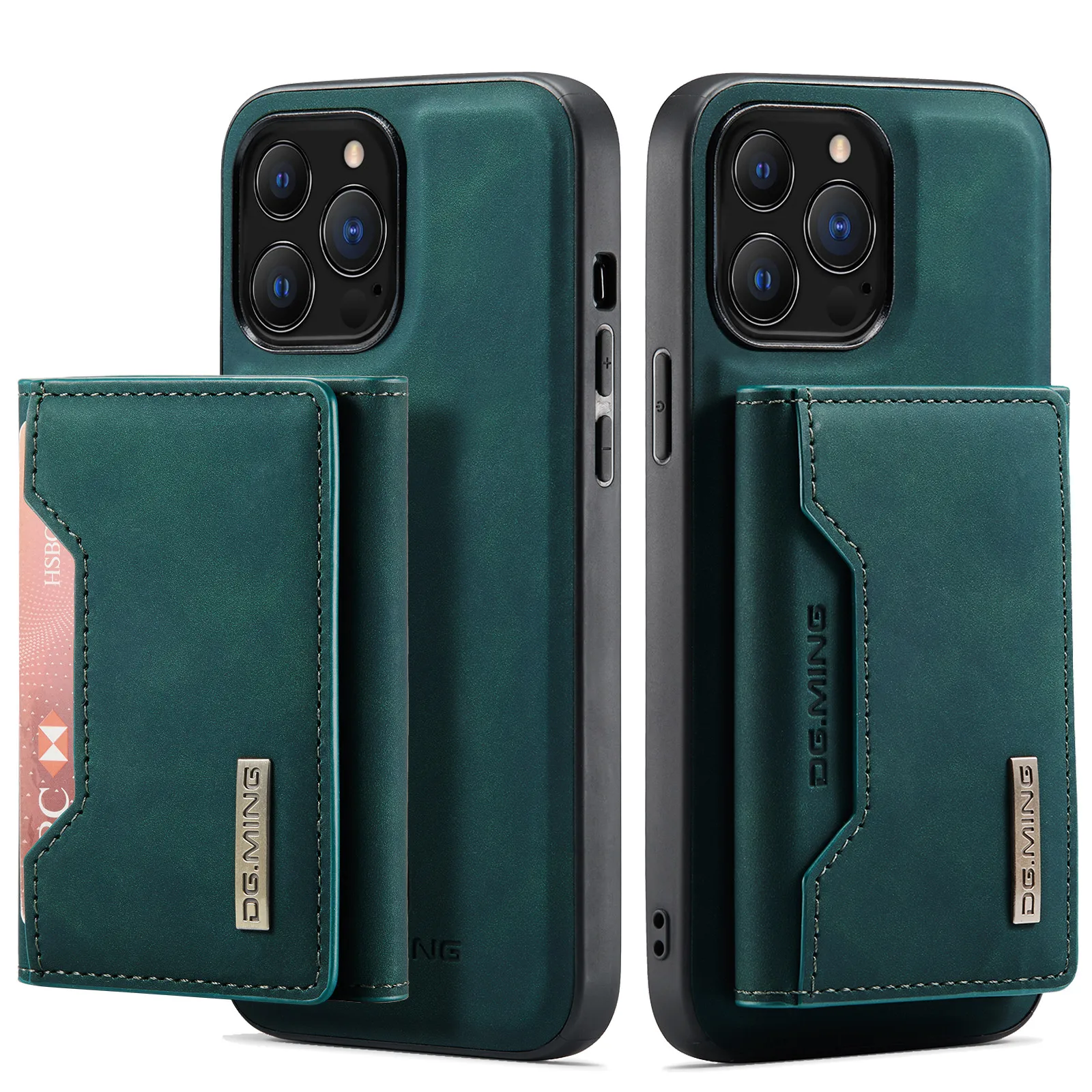 2 In 1 Detachable Leather Wallet Case For Iphone