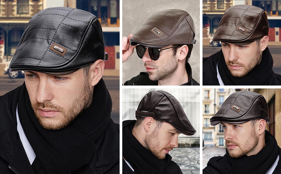 (Hot Sale-70%off)- New Trendy Leather Beret