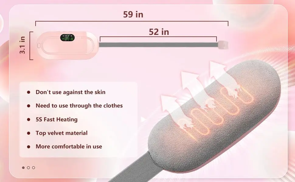 The Menstrual Heating Belt - Pad Abdominal