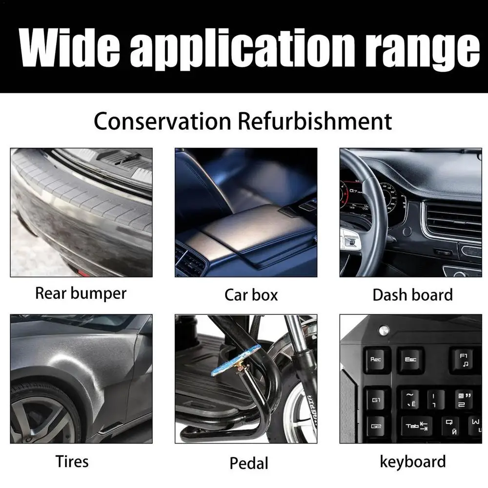 Autoglow – Car Trim Restoration Crystal Coating + Applicator Sponge