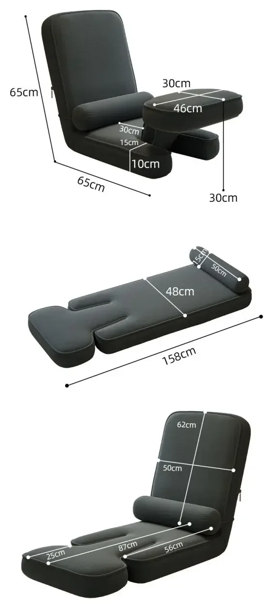 Adjustable Legless Japanese Floor Multi-angle Lazy Sofa