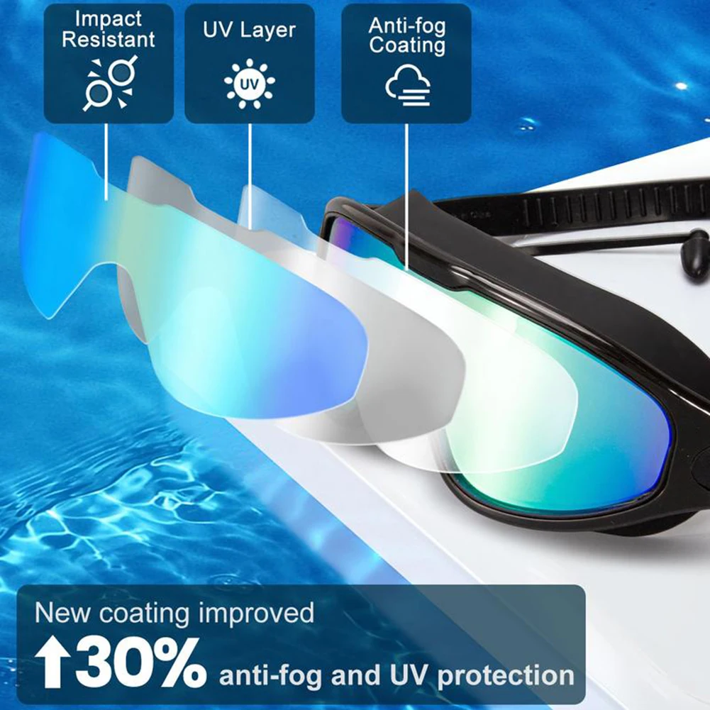 Adult-electroplated Swim-goggles