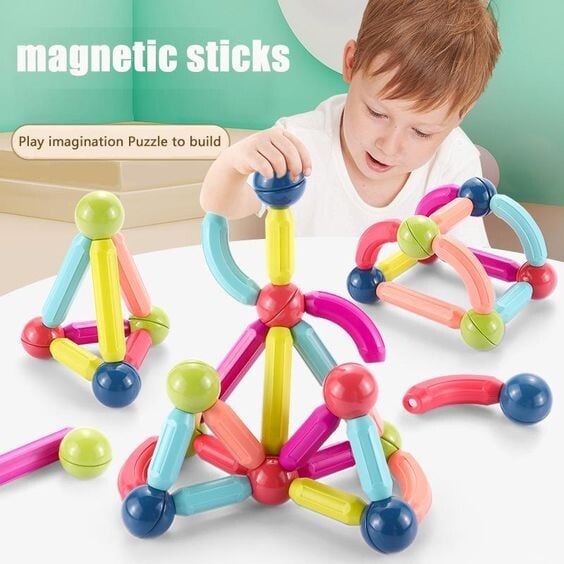 Last Day Promotion 70% Off – Educational Magnet Building Blocks