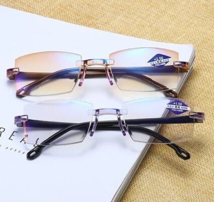 Anti Blue Light Smart Dual Focus Reading Glasses