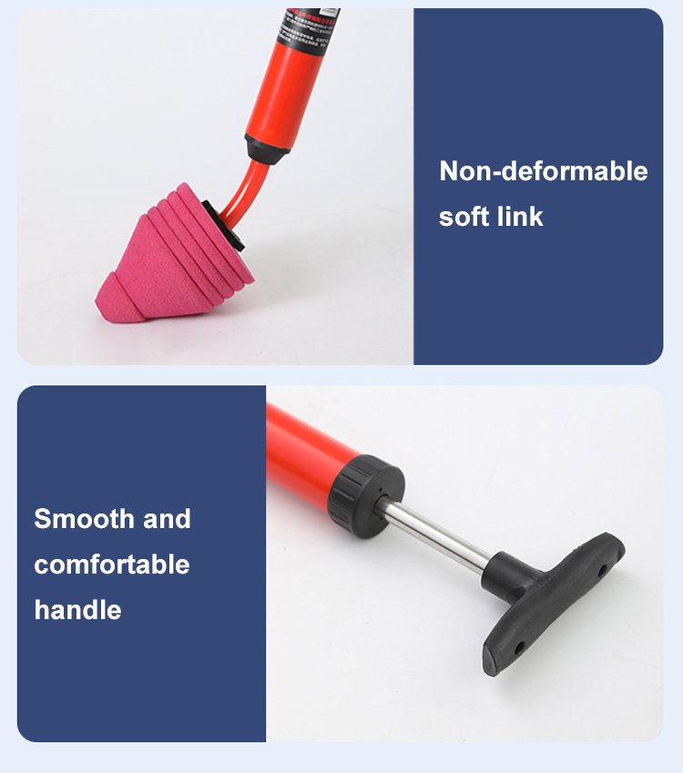 New Year Special Sale 49% Off – Household High-pressure Manual Toilet Drain Pipe Unblocker