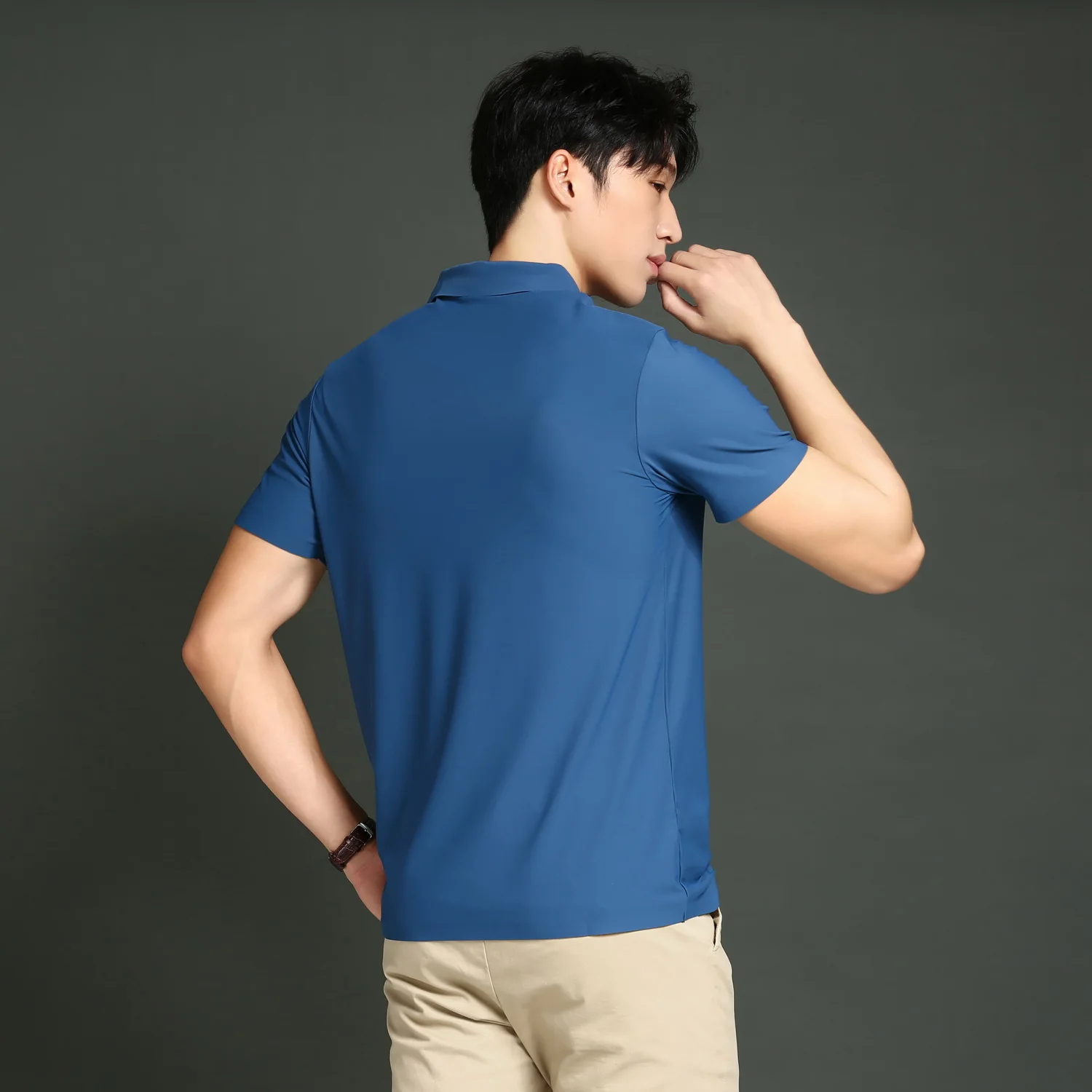 For 2024 Summer High Quality Men Ice Silk Classic