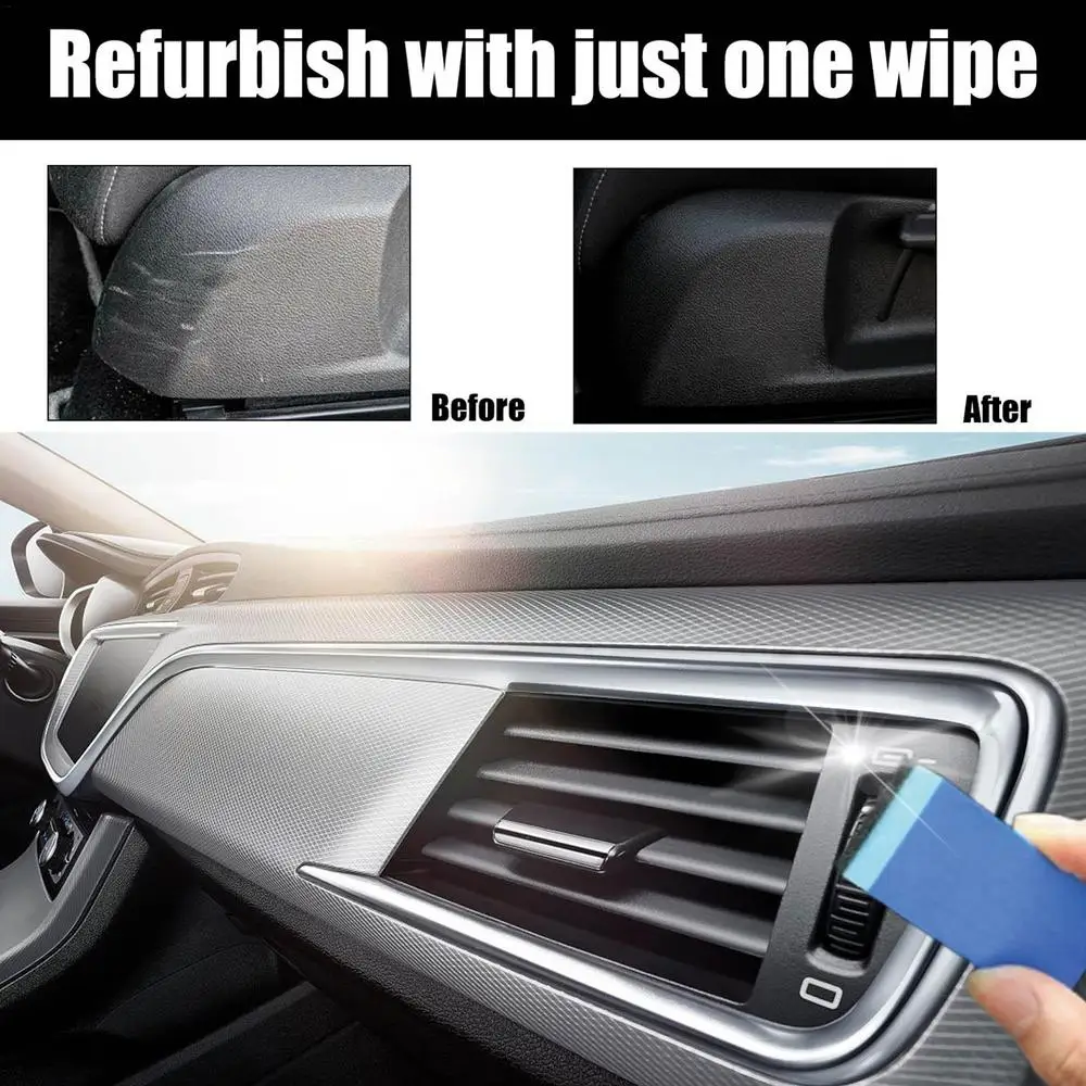 Autoglow – Car Trim Restoration Crystal Coating + Applicator Sponge