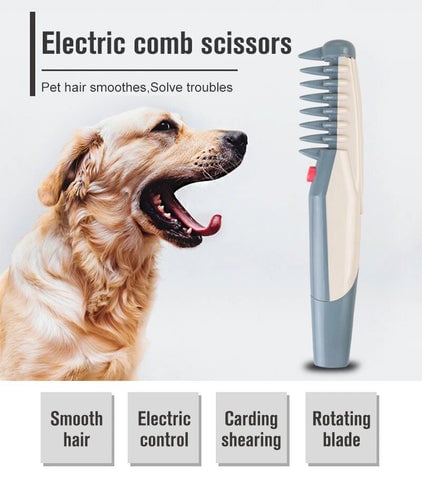 Big Sale – 49% Off – Electric Dog Cat Comb Hair Trimming Grooming