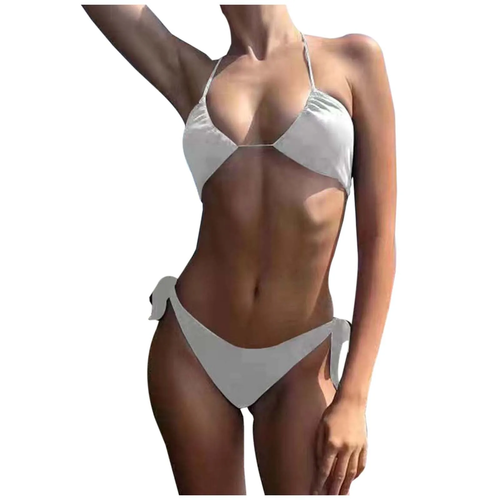 Tan-through Bikini Set Beach Style 2024