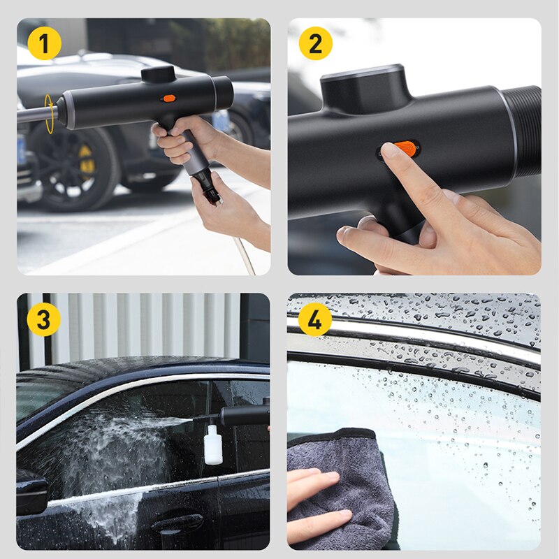		High-pressure Cleaner Electric Car Washer Spray	