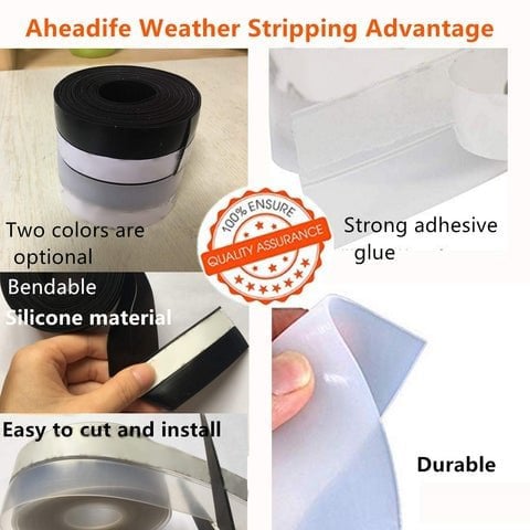 (Early Christmas Sale-49% Off) Weather Stripping Door Seal Strip (5m/16.4ft)