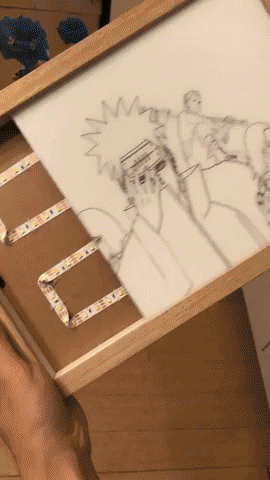 Naruto-led Light Painting