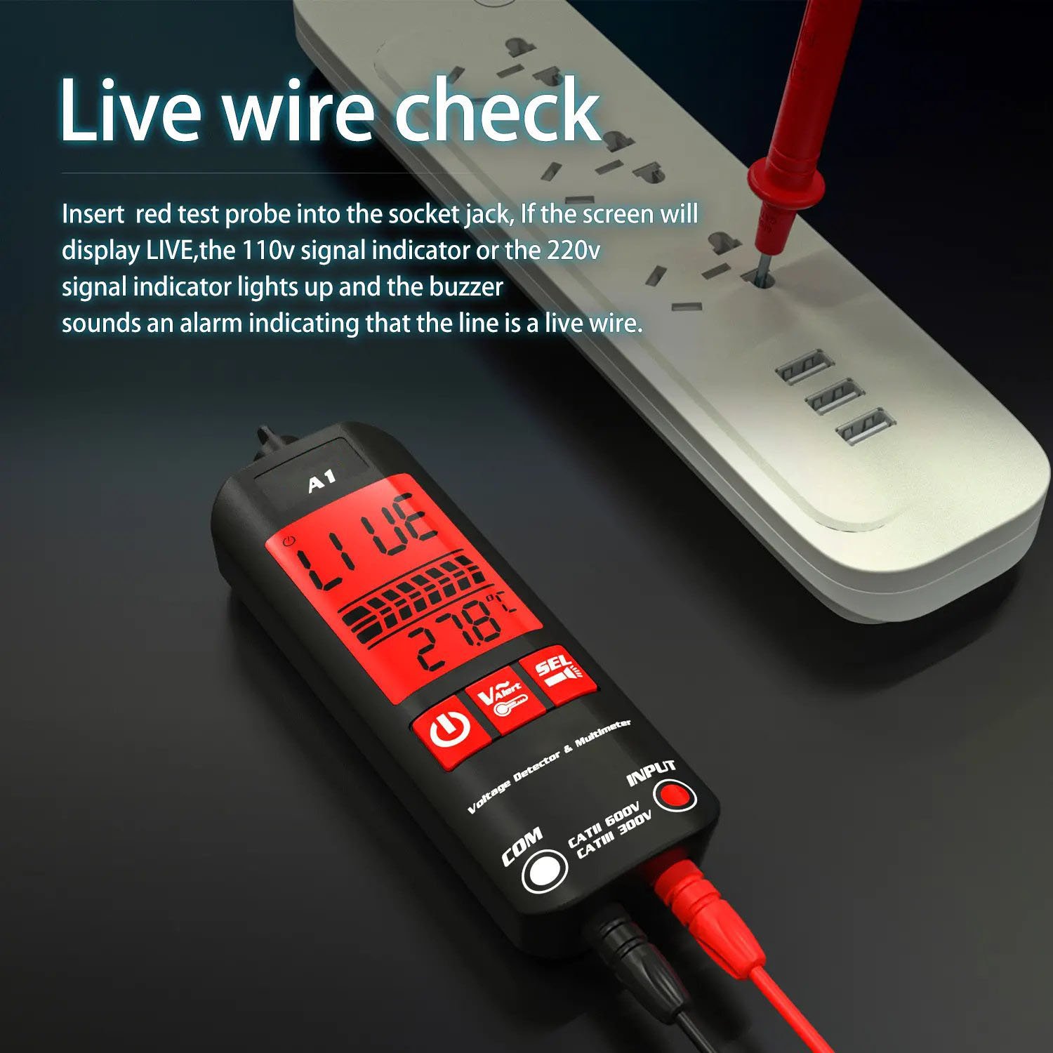 A1 Fully Automatic Anti-burn Intelligent Digital Multimeter