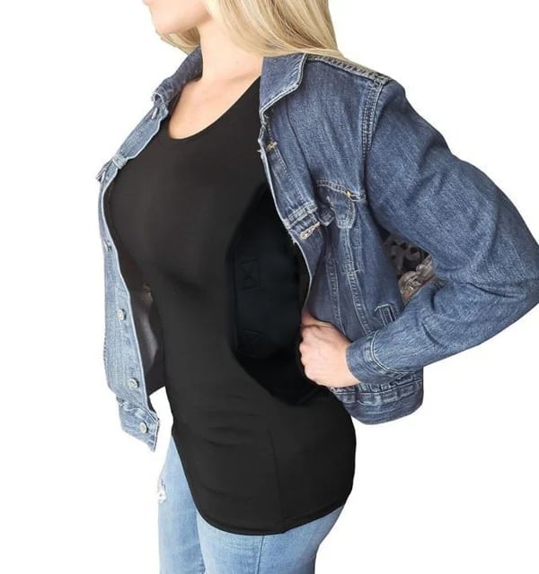 Last Day 60% Off – Men/women’s Concealed Leather Holster T-shirt