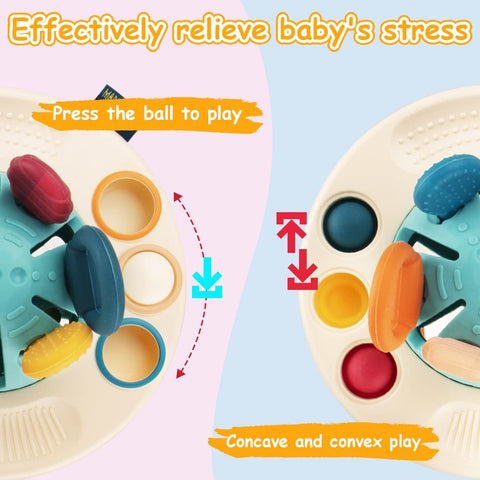 Montessori Ufo Silicone Pulling Toy