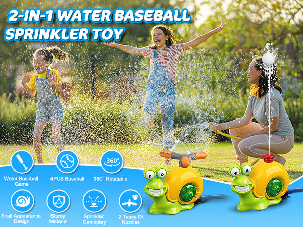 Water Sprinkler Baseball Toy
