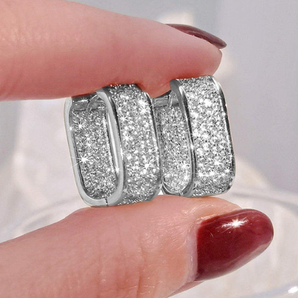 Korean Style Elegant Hoop Earrings