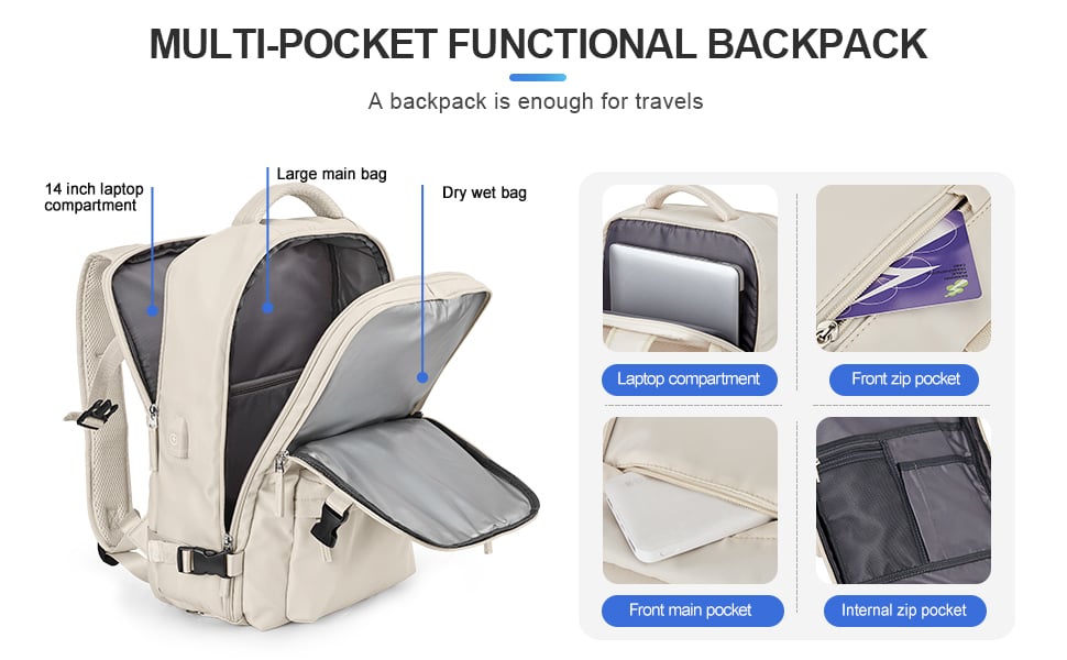 Last Day Promotion 50% Off – Large Waterproof Travel Backpack