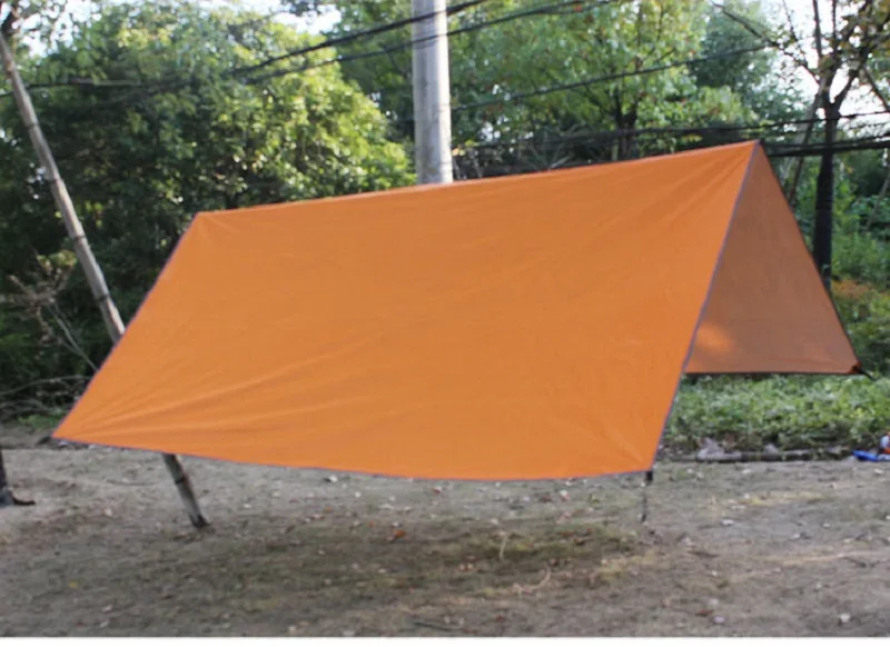 10 X 10 Ft Sail Canopy Rainproof Rain Fly Sun Shade Uv Resistant Heavy Duty Sand Sunshade
