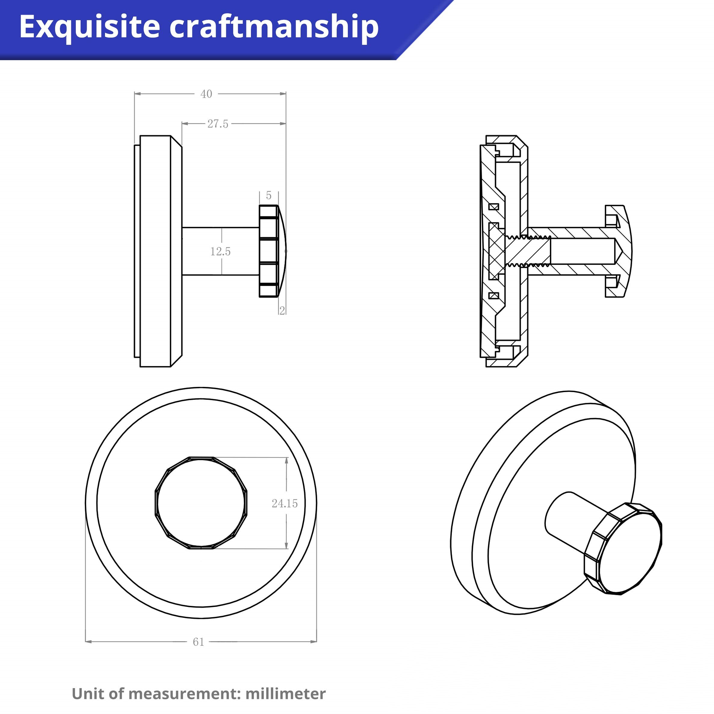 Shape-grass Suction Cup-hooks