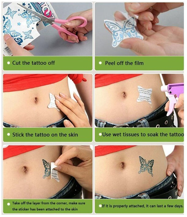 		Dreamy Butterfly Temporary Tattoo	