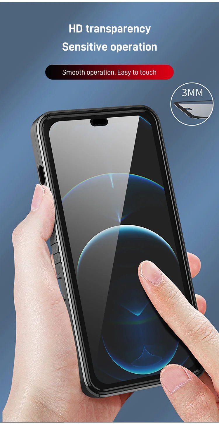 Magnetic Car Finger Ring 3-in-1 Phone Case