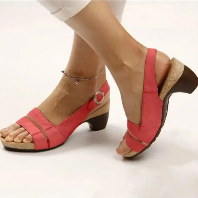 Women’s Elegant Low Chunky Heel Comfy