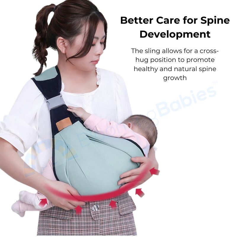 Bubsling – Easy Pain-free Snap-on Baby Sling Carrier