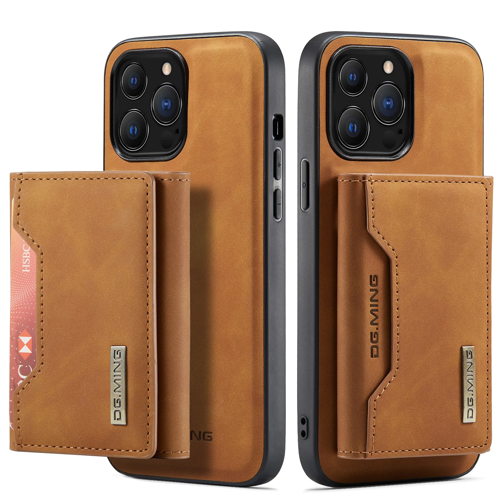 2 In 1 Detachable Leather Wallet Case For Iphone