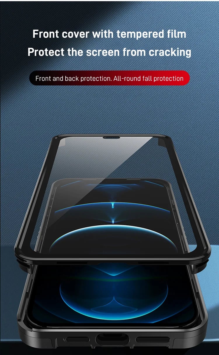 Magnetic Car Finger Ring 3-in-1 Phone Case