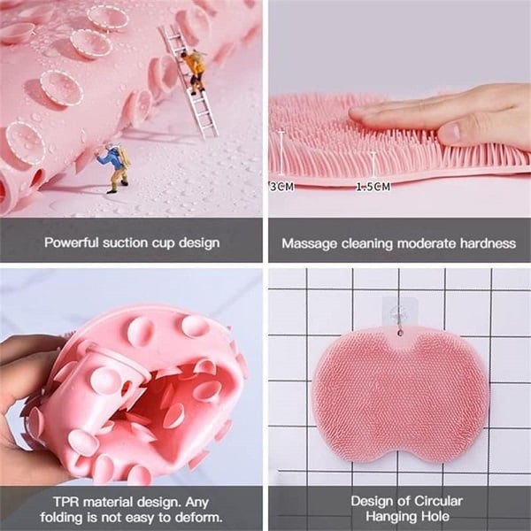 Shower-foot & Back-scrubber Massage Pad