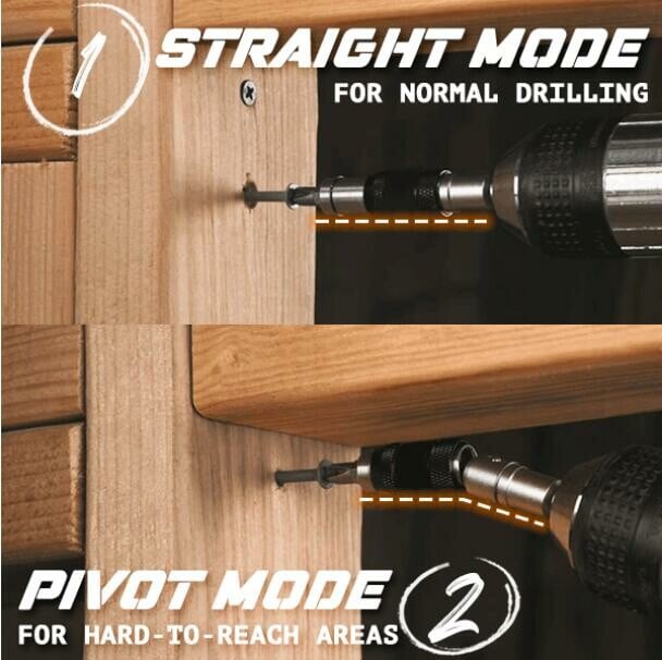 Magnetic Swiveling Bit Tip Holder Set