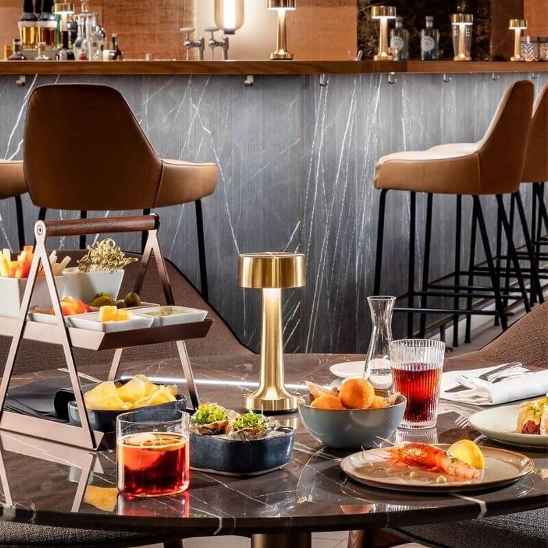 Retro-led Metal Cordless Table-lamp