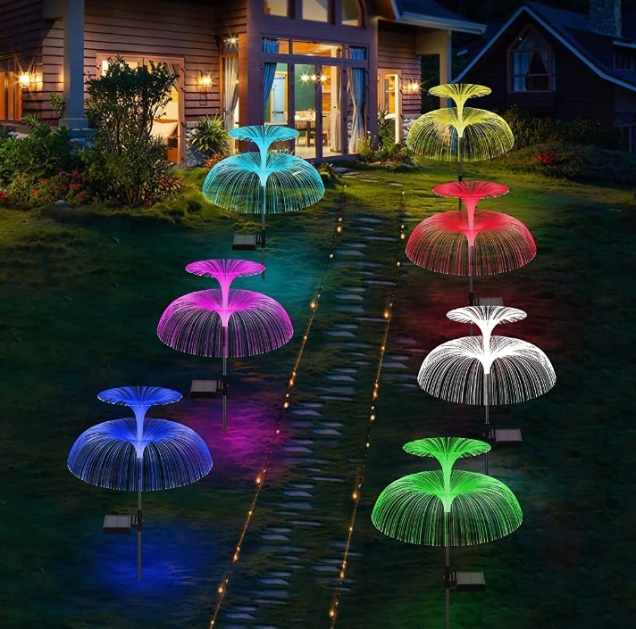 Solar-powered Floating Jellyfish Garden Lights
